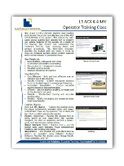 L3 ACX 6.4 MV Operator Training
