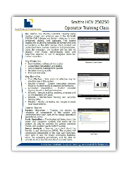 Smiths HCV 250250 Operator Training