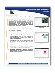 City and Guilds Door Supervisor Course 180x240